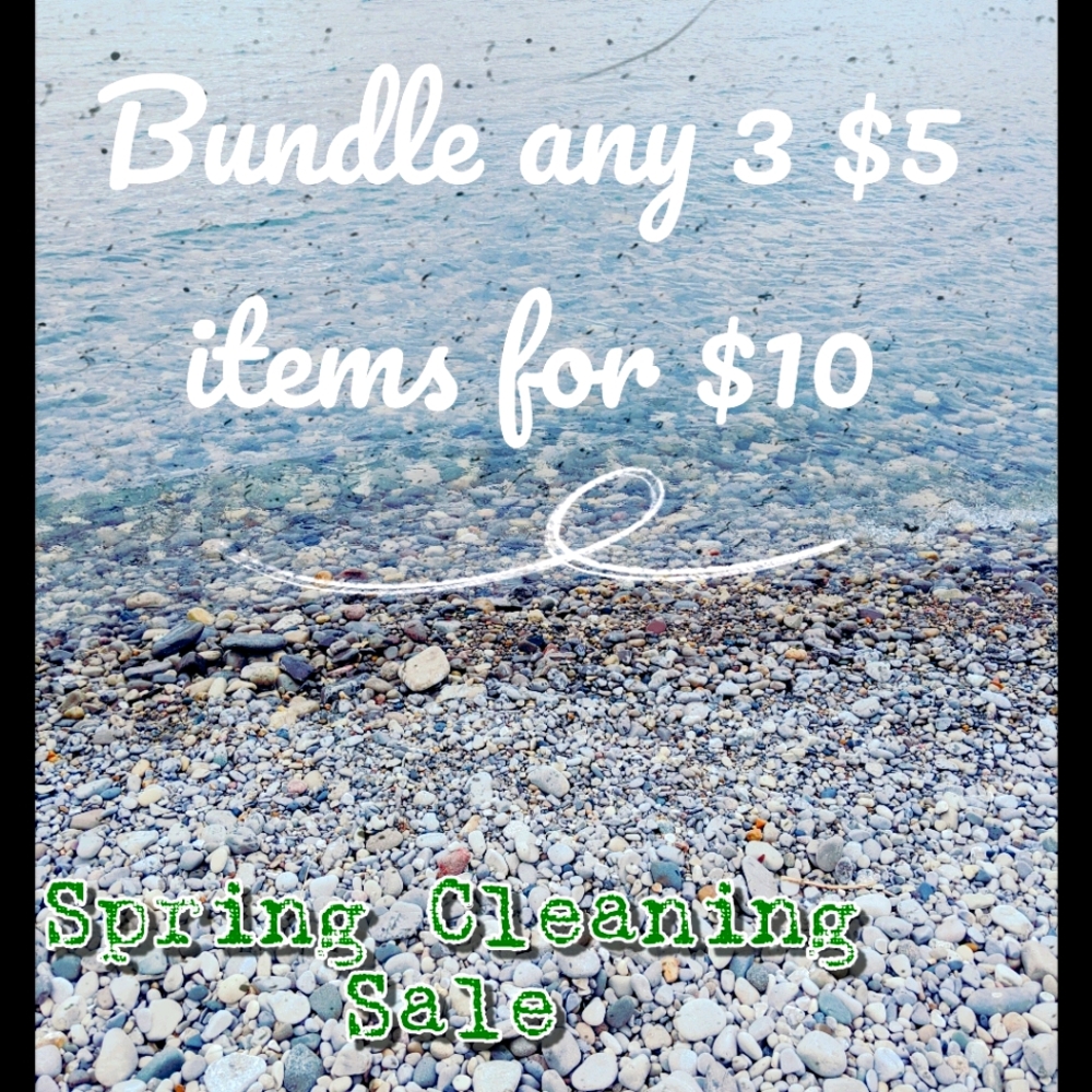 Bundle any 3 $5 items for $10!!!